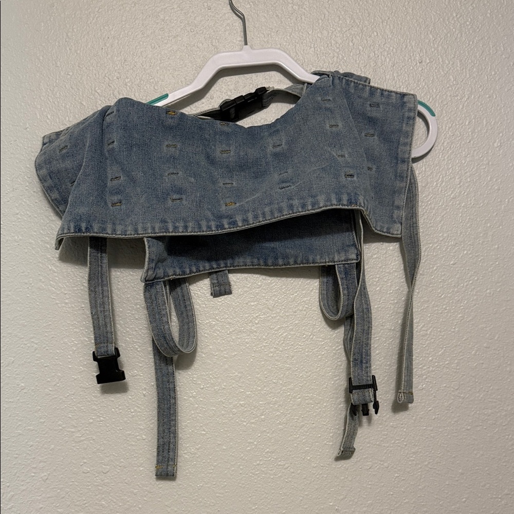 Denim collar - Picture 2 of 2